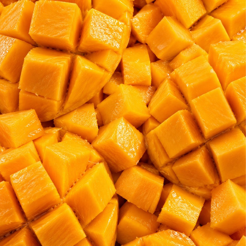 Mangue fraîche en dés