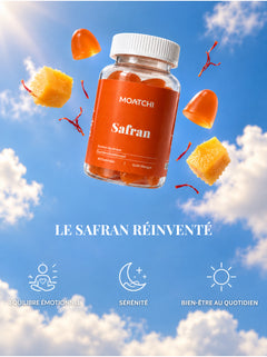 Pot MOATCHI Safran dans le ciel : équilibre émotionnel, sérénité, bien-être au quotidien